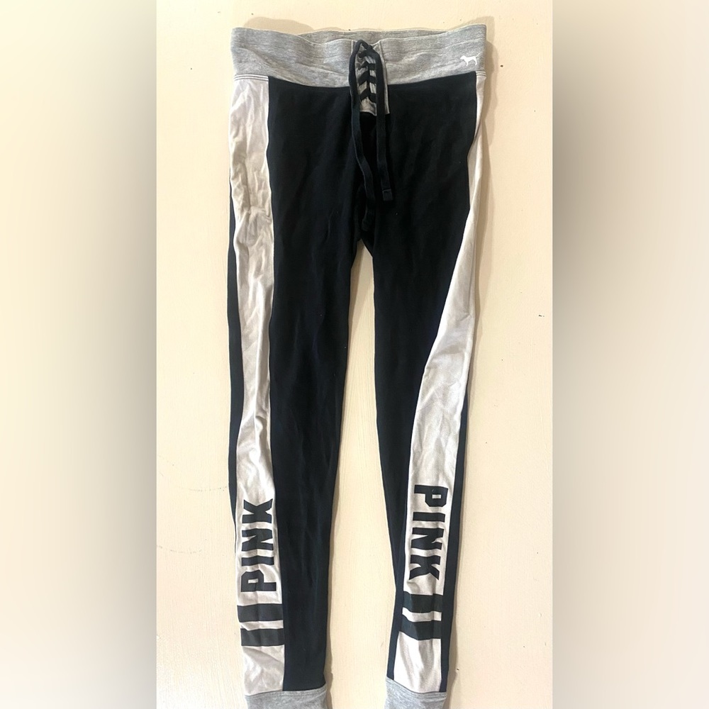 Brand: VS Pink Yoga pants Size: S/P Color: Black and White